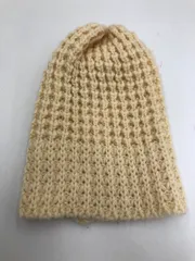 HIGHLAND 2000 ハイランド2000 ウール100％ イギリス製 ニット帽 クリーム ■■ レディース