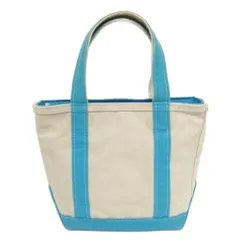 エルエルビーン L.L.BEAN BOAT AND TOTE ボートアンドトート ジップトップ トートバッグ ホワイト ブルー