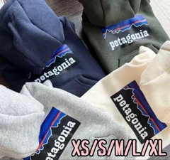 SALE♡犬服　ペット用　フードパーカー　patagonia ロゴトレーナー