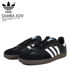 [レディース サイズ] adidas (アディダス) SAMBA ADV (サンバ ADV) ローカット スニーカー カジュアル ストリート スケーター アウトドア クラシック CBLACK/FTWWHT/GUM5 (ブラック/ホワイト/ガム) IE3100