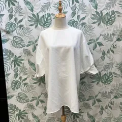 GR1650 BAYFLOW  シャツ　ブラウス 半袖　ホワイト