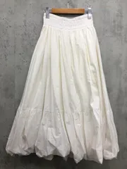 emmi atelier エミアトリエ 13WFS231020 裾バルーンフレア スカート size1 /白 ■■ レディース