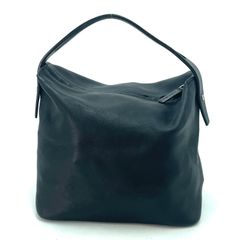 LOEWE キャンバスレザーコンビアナグラムパターンハンドバッグ レッド
