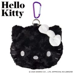 Hello Kitty (Black) Accessory Pouch, Golf Ball Case, Accessories, Black Kitty, Stylish, Cute, Character, Official Goods, Sanrio Licensed Product KTBP003