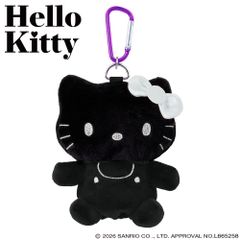 Hello Kitty (Black) Ball Pouch - Golf Ball Case - Stylish and Cute Plush Toy - Official Sanrio Licensed Product KTBP004