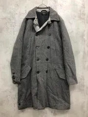 DIESEL ディーゼル ウール混 ダブルボタン コート sizeS/グレー系 ◆■◎メンズ