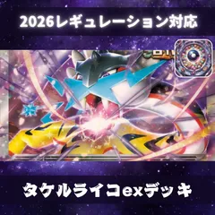 D003　タケルライコexデッキ　構築済みデッキ