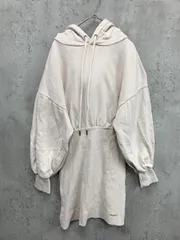 Chico チコ CHZ1022109A0003 フードスウェットリブミニ ワンピース sizeF/ベージュ ■■ レディース