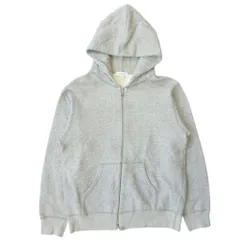 美品 BEAUTY&YOUTH UNITED ARROWS ビューティーアンドユースユナイテッドアローズ ジップアップ パーカー スウェット 裏起毛 M グレー レディース 古着 中古 USED