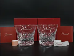 【行董】2個セット 未使用/保管品 Baccarat/バカラ グローリア ロックグラス 2016 バカラクリスタル タンブラー ペアグラス XX0U02001