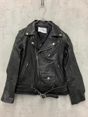 BEAUTIFUL PEOPLE ビューティフルピープル FOR UNITED ARROWS 羊皮 レザー ライダース ジャケット size140 /黒 ◆■◎レディース