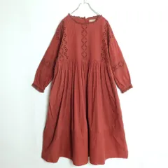 サマンサモスモス★ゆったりシルエット♪ロングワンピース サイズフリー 赤系 z17679