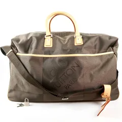【超美品】LOUIS VUITTON ヴィトン ダミエ ジェアン アルバトロス ボストンバッグ 旅行鞄 ショルダー【UA41】