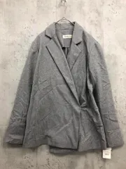 訳アリ新品 nano universe ナノユニバース ODORANTES/オドラント ベルト付バイカラーテーラード ジャケット グレー ■◆ レディース
