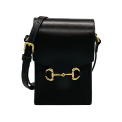 GUCCI(グッチ) ショルダーバッグ ホースビット 1955 625615 黒 レザー