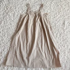 サマンサモスモス　ジャンパースカート　新品　ベージュ　ロングスカート　ワンピース