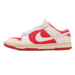 ナイキ NIKE DUNK LOW RETRO CHMPIONSHIP RED スニーカー 26.5cm シューズ ローカット ロゴ 赤 レッド DD1391-600 /AE