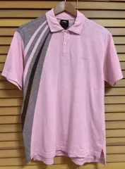 アディダス メンズ ピンク ポロシャツ 38