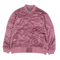 新品同様 BEAMS PLUS ビームスプラス Sports Blouson Broken Nylon Satin スポーツブルゾン ナイロンジャケット バーガンディ XL メンズ 古着 中古 USED