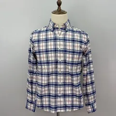 【タグ付き】 SHIPS　Мサイズ　長袖シャツ　コットン100%　日本製　チェック柄　シップス　【0066】