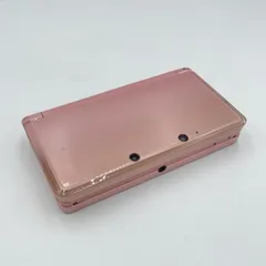 【中古】本体）【動作確認済みジャンク】任天堂/3DS ミスティピンク/CTR-001/画面不良・Aボタン利き悪い[6]