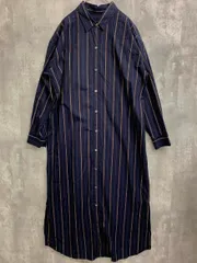 美品 NOBLE ノーブル 19-040-240-3210-2-0 シャツ ワンピース 黒ｘ茶 ■■ レディース