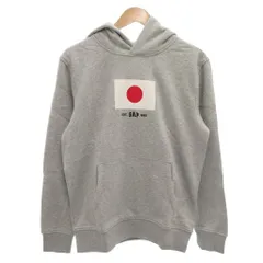 ギャップ GAP プルオーバーパーカー フーディ 長袖 日本 国旗 グレー S /FF