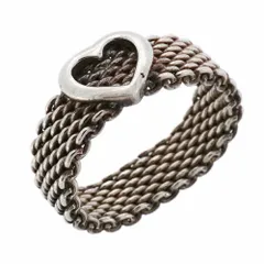 ティファニー(Tiffany) ティファニー リング サマセット メッシュ ハート シルバー925 11.5号レディース