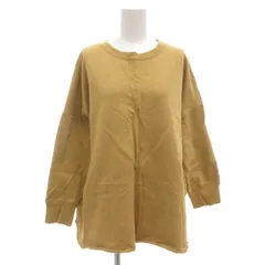 ジャーナルスタンダード レリューム JOURNAL STANDARD relume オーバーサイズカットオフスウェット トレーナー 長袖 プルオーバー 裏毛 F 茶 ブラウン /GV