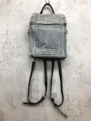 DIESEL ディーゼル ミニリュック デニム 2way ビッグロゴ リュック デイパック バッグ 水色 ■■ レディース