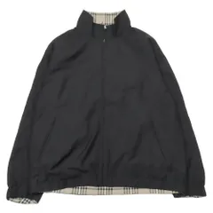 美品 RAGEBLUE レイジブルー リバーシブル ジャケット ブルゾン スタンドカラー ジップアップ チェック S ブラック ベージュ メンズ 古着 中古 USED