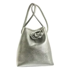 【美品】  VASIC / ヴァジック | BOND MINI ボンド ミニ レザーバッグ | シルバー | レディース