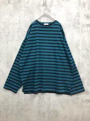 BEAUTY & YOUTH ビューティ&ユース ユナイテッドアローズ 1212-175-7464 クリスピー バスク ワイド カットソー sizeL/緑系 ■■ メンズ