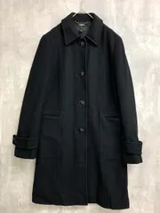 iCB アイシービー オンワード樫山 ウール混 ステンカラー コート sizeJP:9/黒 ◆■ レディース