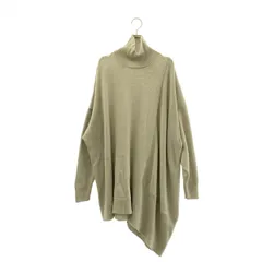 08sircus / ゼロエイトサーカス | 2021AW | ウール オーバーシルエット ハイネック ニット セーター | 1 | ベージュ | レディース