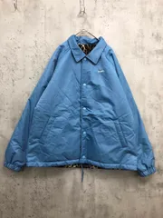 X-girl エックスガール 105213021007 ヒョウ柄 リバーシブル ナイロン ジャケット size2/水色 ◆■◎メンズ