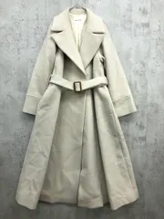 EMMEL REFINES エメルリファインズ 66251471240 ベルテッド フレア ロング コート sizeM/ナチュラル ◆■◎レディース