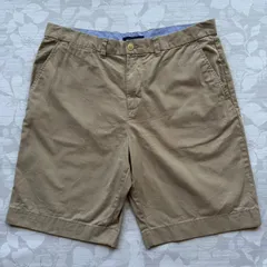 トミーヒルフィガー チノ ショートパンツ W36 カーキ ベージュ コットン