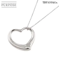 ティファニー TIFFANY&Co. オープンハート ロング ネックレス 幅35mm 75cm 15.7g シルバー SV 925 Necklace 90308196