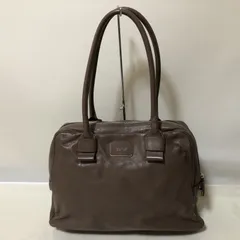 D761　MARC  JACOBS　マーク・ジェイコブス　ブラウン　レザー　ショルダーバッグ　