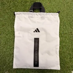 【新品未使用品】アディダス ワーディング シューズサック CX119 ゴルフ 2026年モデル adidas ホワイト（葛西店）