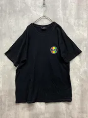 STUSSY ステューシー プリント ハーフスリーブ Tシャツ sizeM/黒 ■■ メンズ