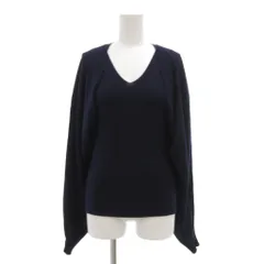 ナノユニバース nano universe LB.03/ 美品 アンサンブル ニット ボレロ カーディガン 1 ノースリーブ 長袖 紺 ネイビー /AE