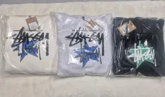 STU SaTurday of Us スター ロゴ Tシャツ 新品 白/ブラック/グレー