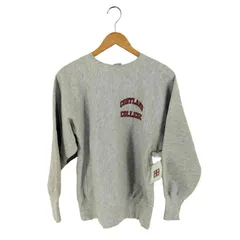 チャンピオン Champion 90S USA製 REVERSE WEAVE CORTLAND COLLEGE 両面プリント スウェット トレーナー メンズ import：M 