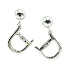 Christian Dior クリスチャンディオール Dロゴ GP ピアス シルバー K2602-k044NP