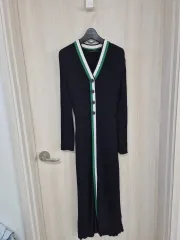 ジルスチュアート ネイビー ニットワンピース