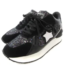 アトランティックスターズ Atlantic Stars アンドロメダ スニーカー シューズ スター ラメ グリッター 黒 ブラック /AE