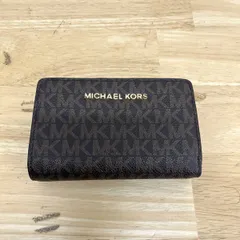MICHAEL KORS マイケルコース 二つ折り財布 MKシグネチャー モノグラム 総柄 10132672