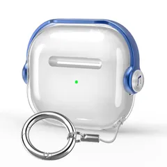 【特価商品】4 【2024年発売】Airpods ケース AirPods 第4世代 ケース TPU 透明 ロック付き 装着充電可能 耐衝撃 軽量 HEIGKOIK キズ防止 おしゃれ ワイヤレス充電対応 カラビナ付き Airpods 4 対応 保護カバー スタ